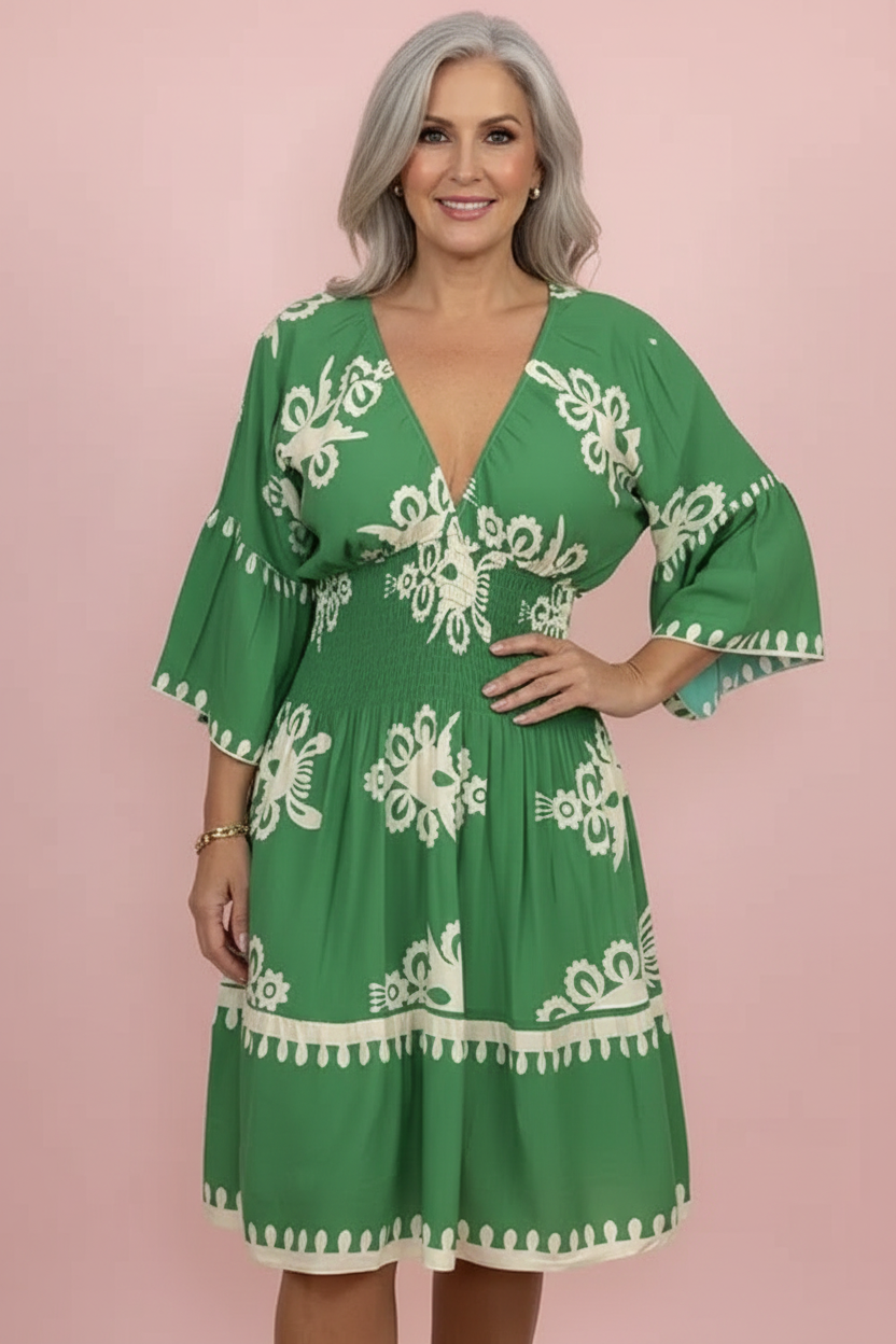 Lisa | Flattering Knee Length Dress