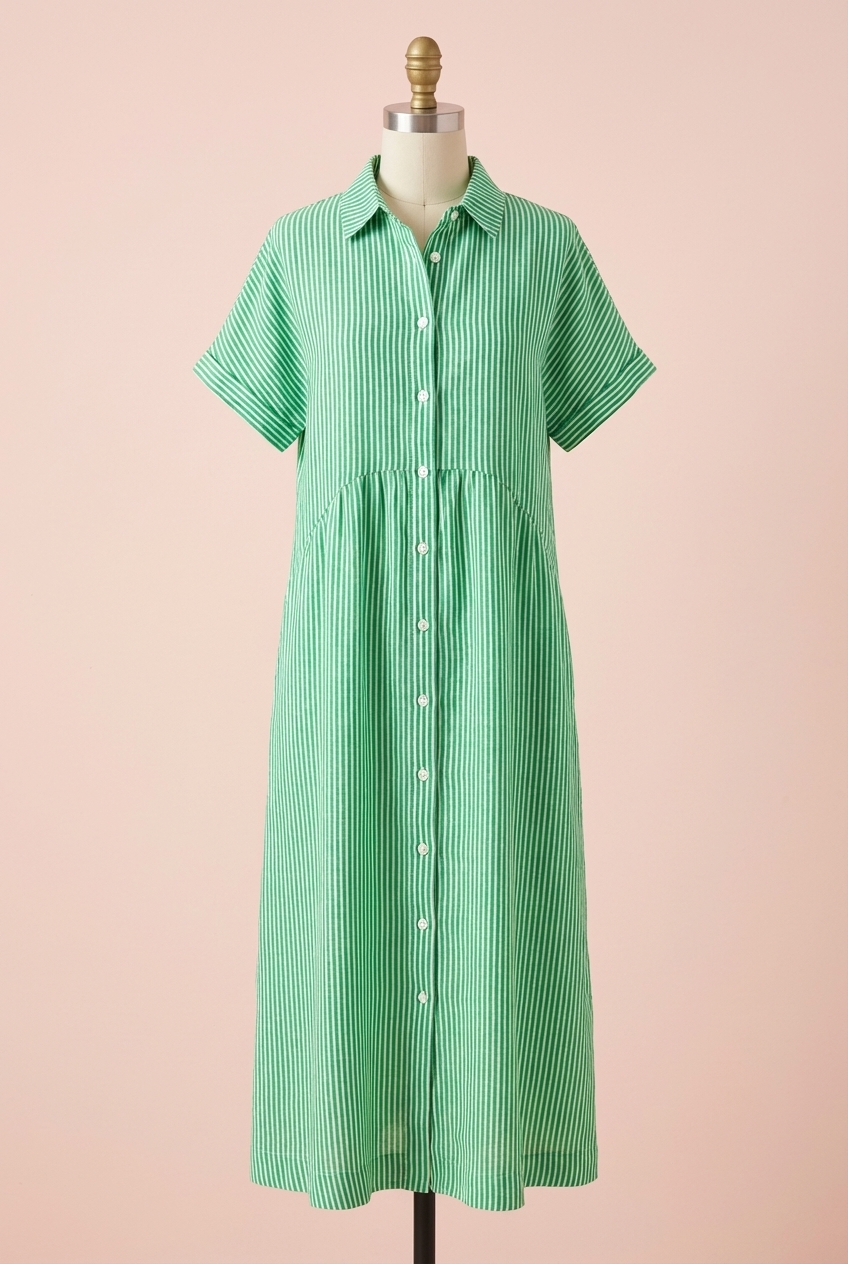 Cassie | Elegant Striped Dress