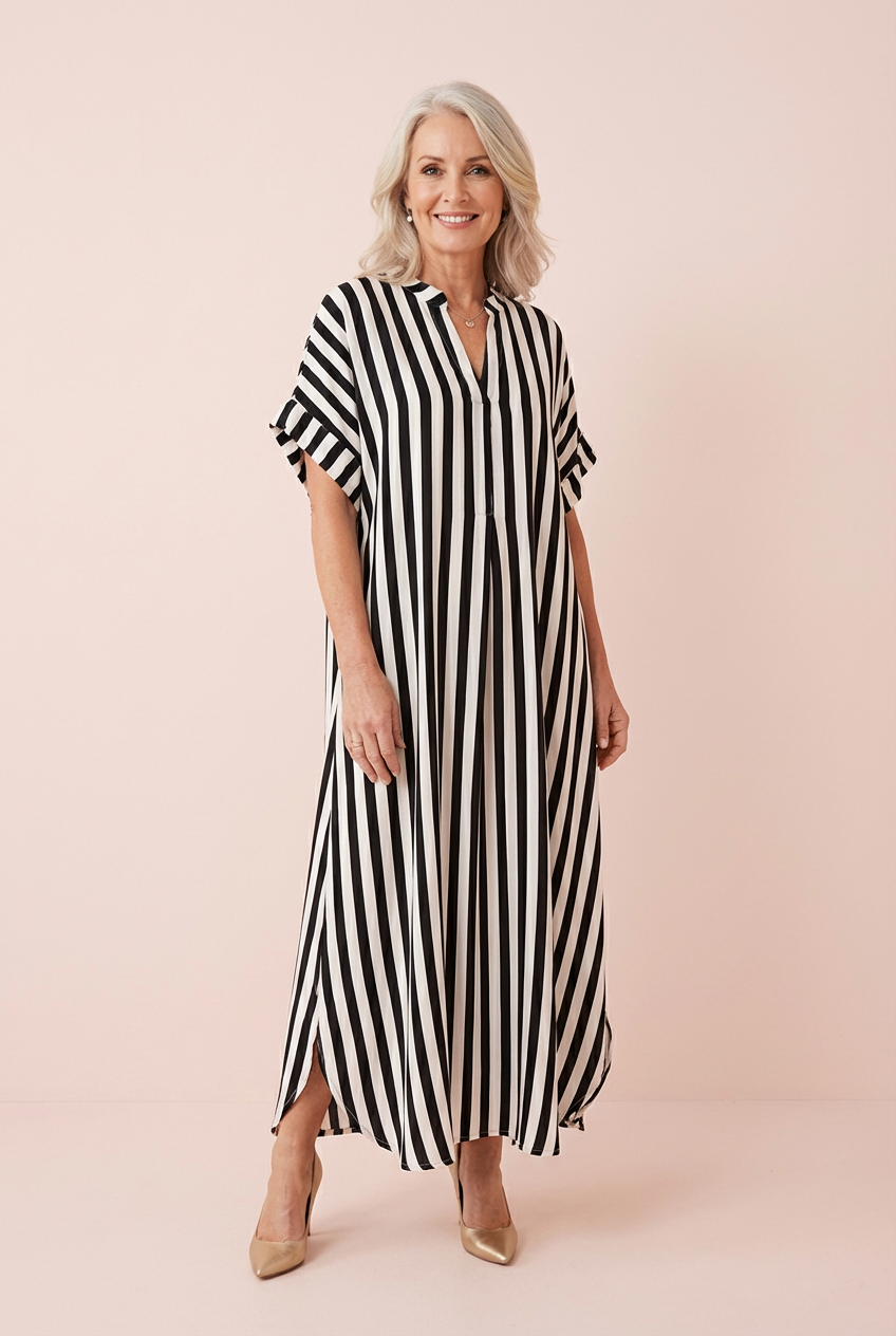 AMÉLIE – STRIPED MAXI DRESS