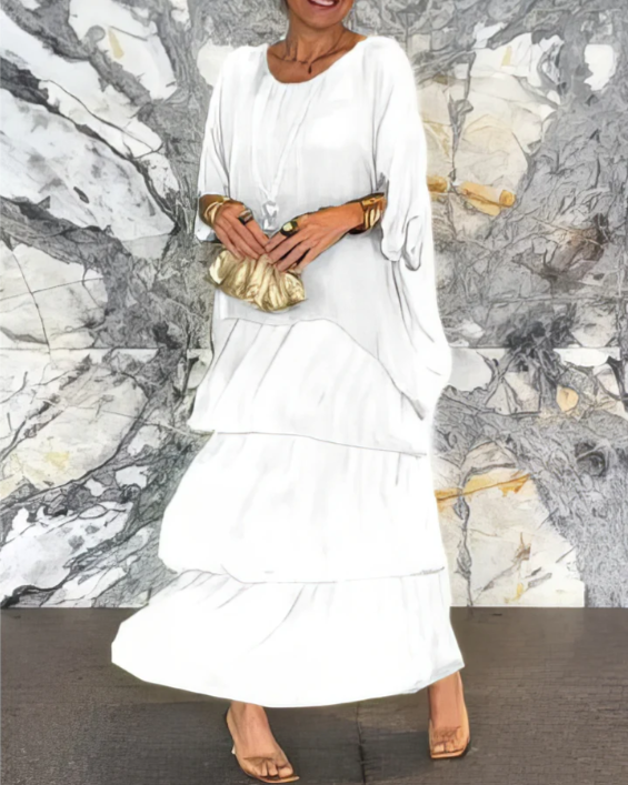 Nisha | Elegant Flowing Maxi Dress