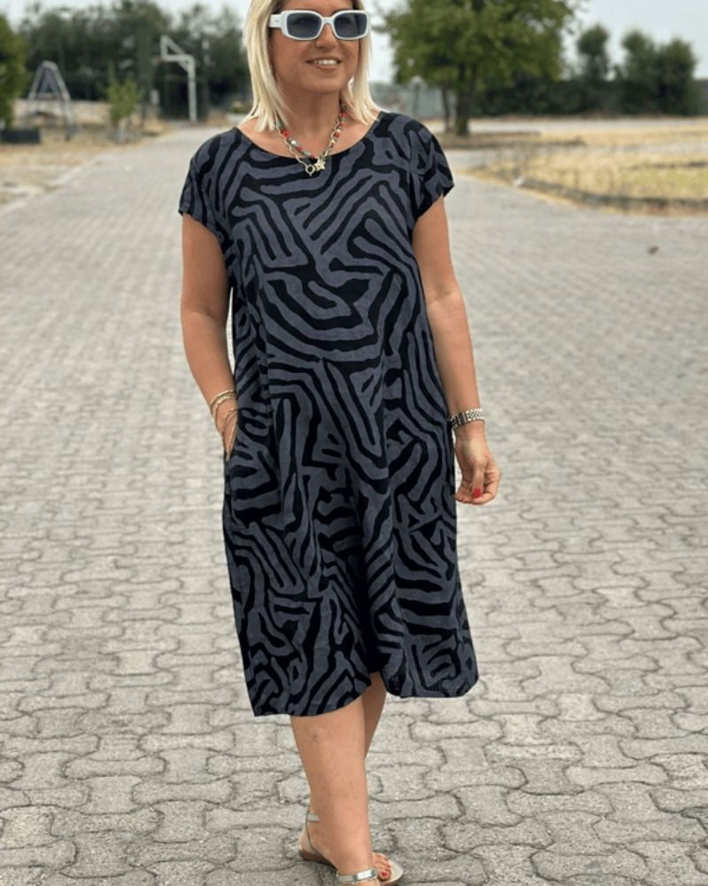 Althea™ | Classic Comfort Midi Dress
