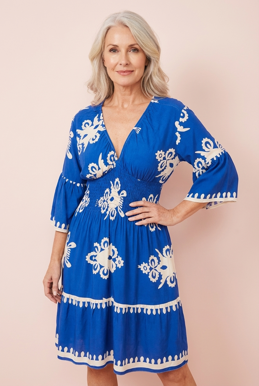 Lisa | Flattering Knee Length Dress