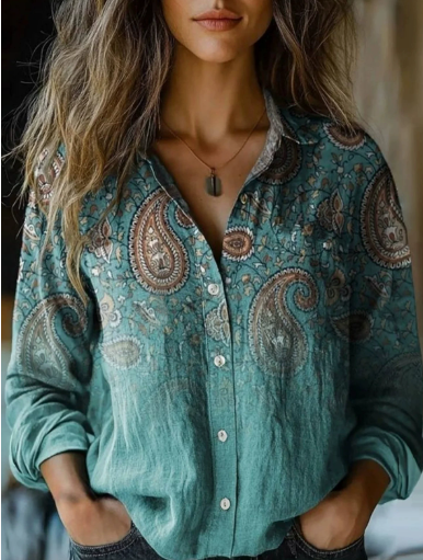 Margaret | Classic Floral Blouse