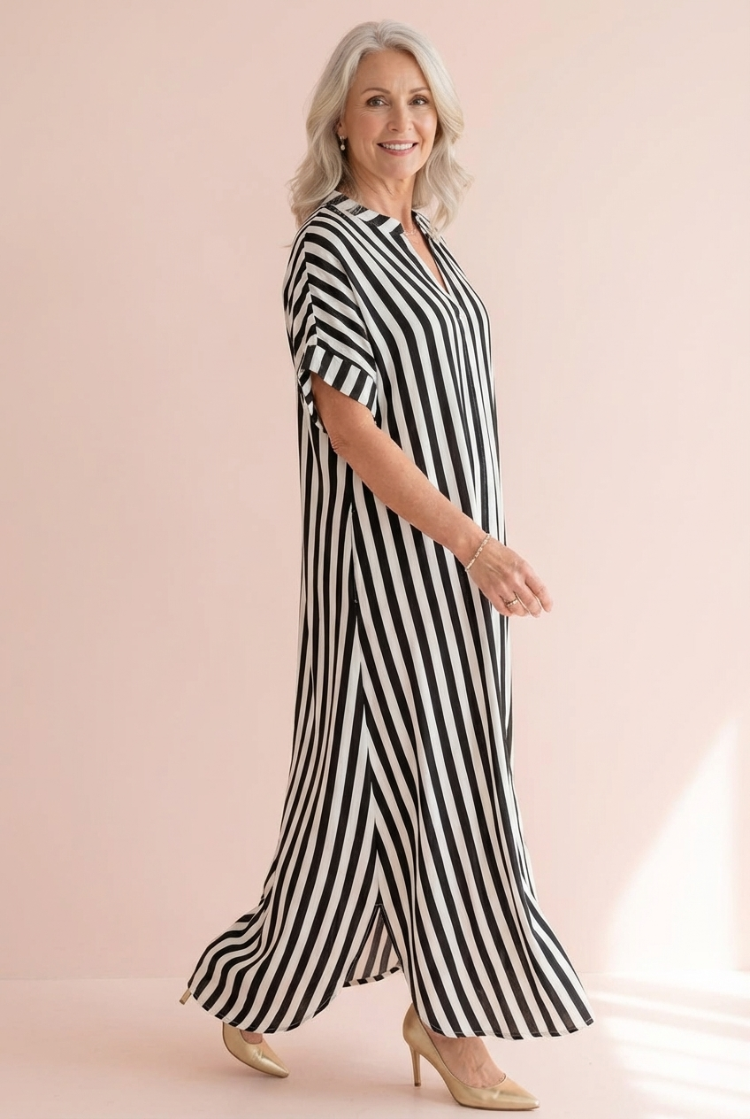 AMÉLIE – STRIPED MAXI DRESS