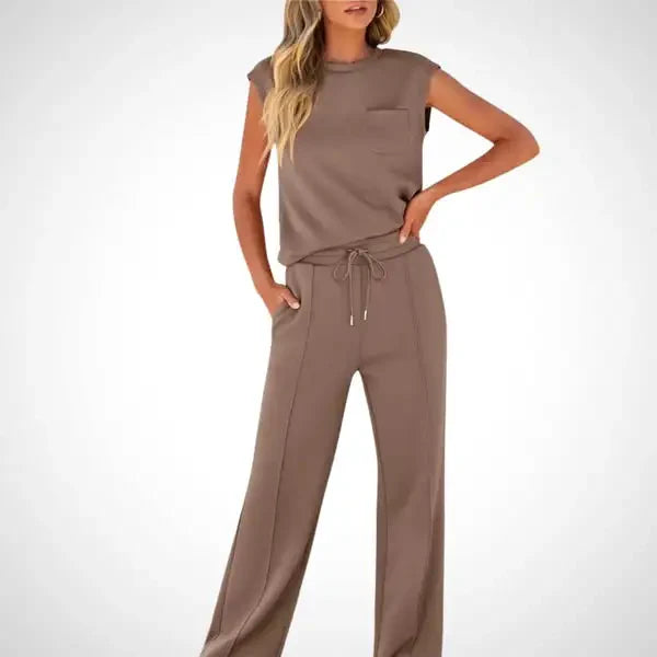 KAIYA | Casual Summer Soft Lounge Co-Ord