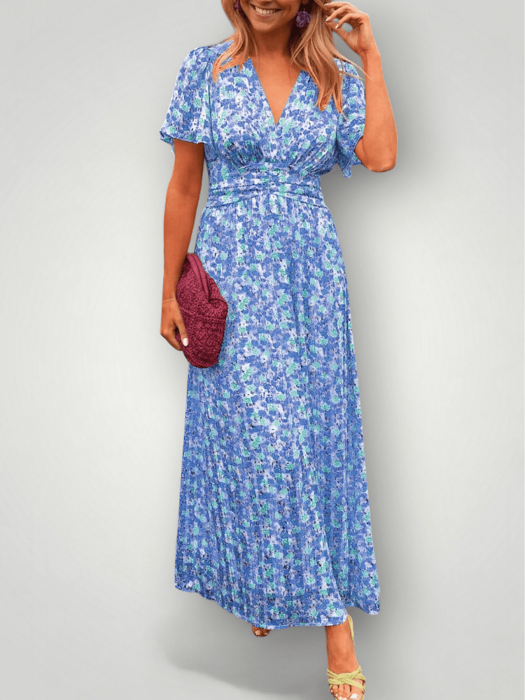 Elegant Floral Maxi Dress