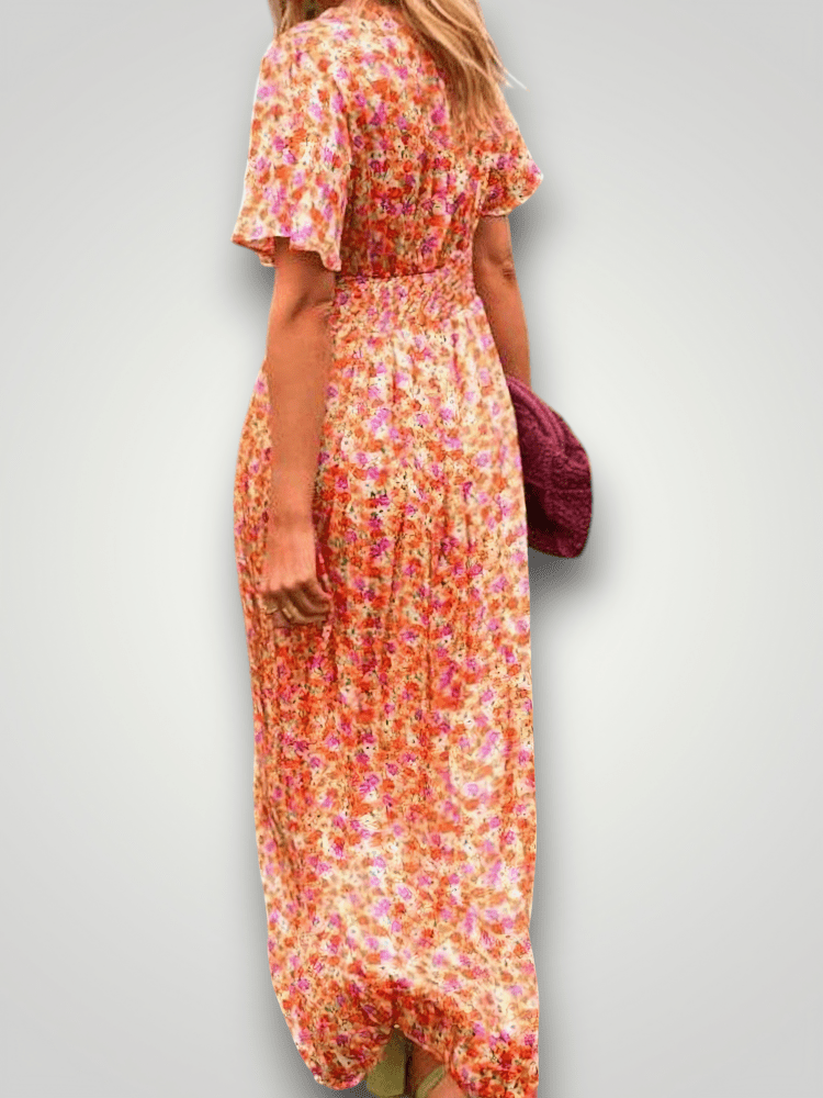 Elegant Floral Maxi Dress