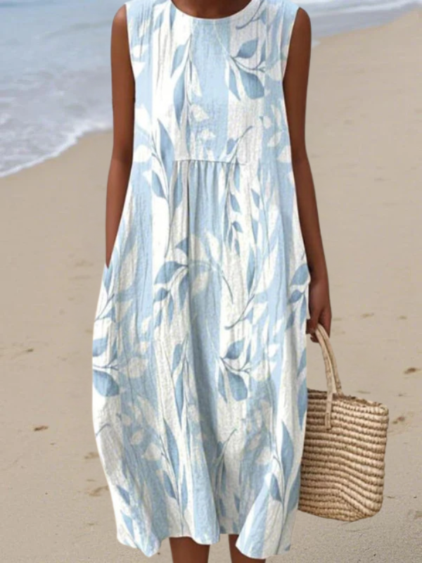 Elowen™ Coastal Breeze Midi Dress