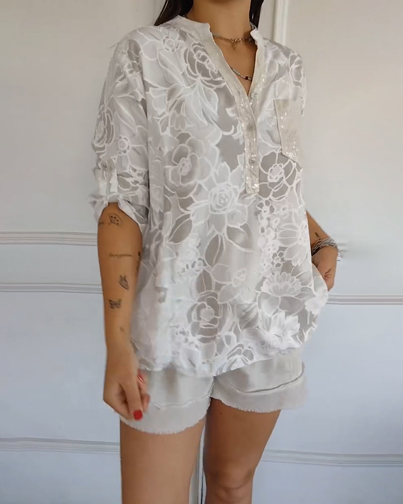 Sandra | Floral Print Blouse