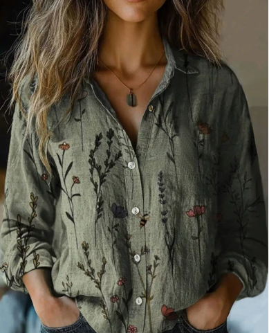 Margaret | Classic Floral Blouse