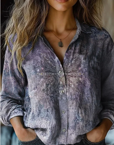 Margaret | Classic Floral Blouse