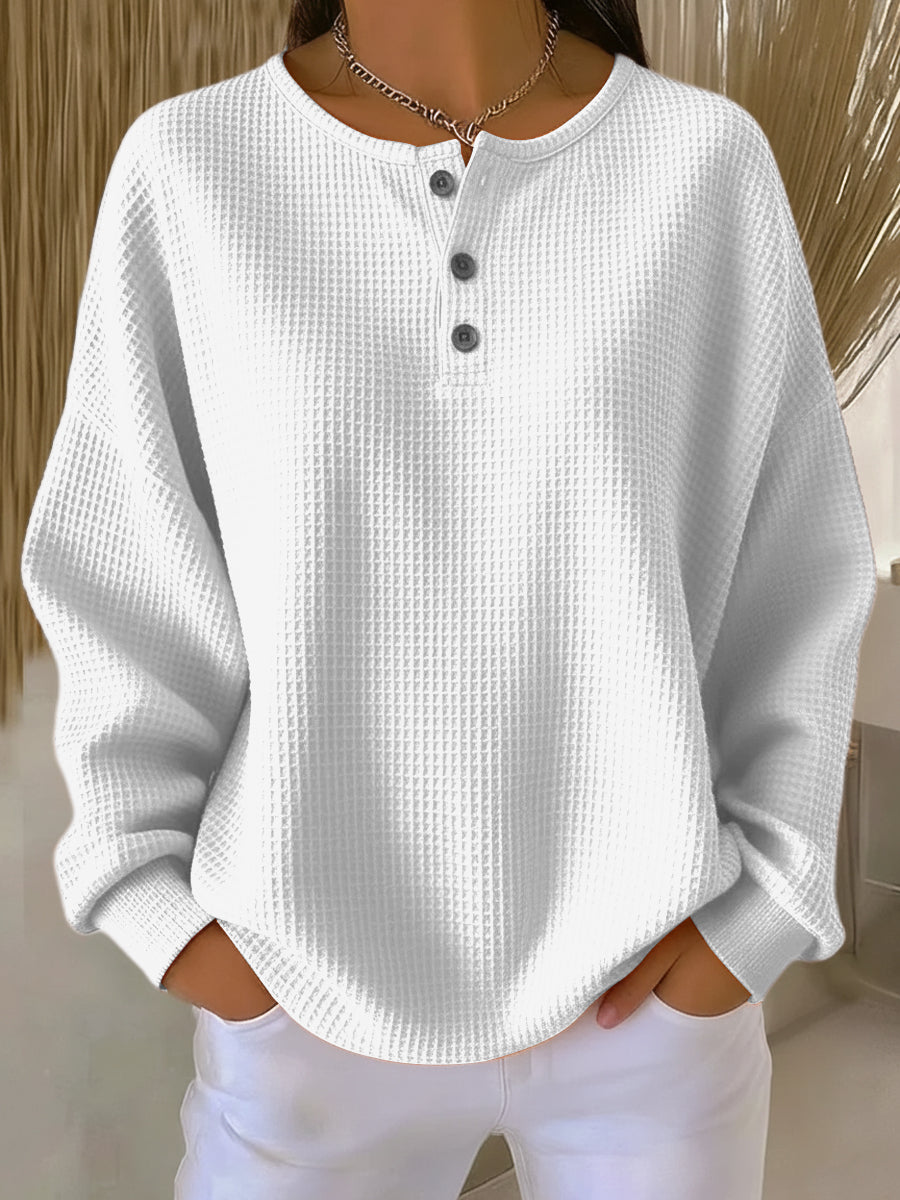 Camille | Soft Waffle Knit Top