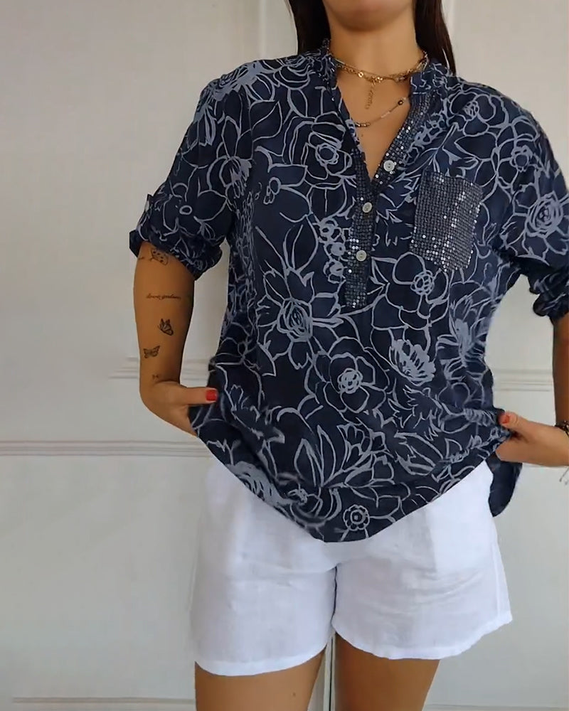 Sandra | Floral Print Blouse