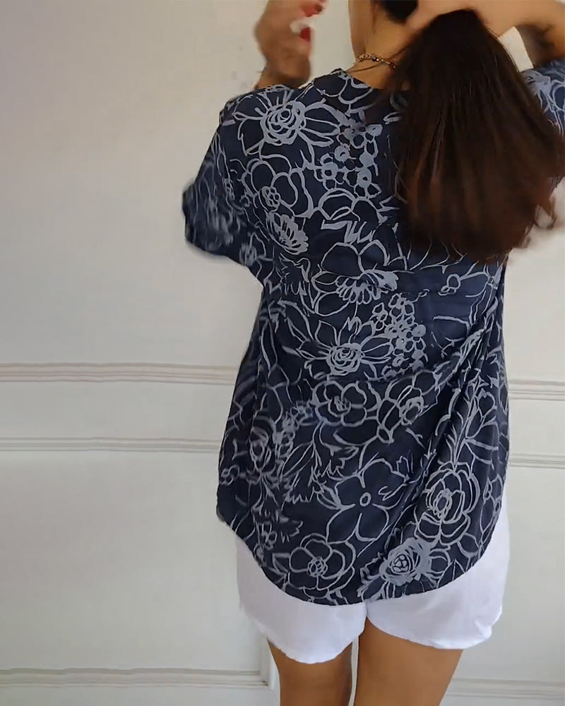 Sandra | Floral Print Blouse