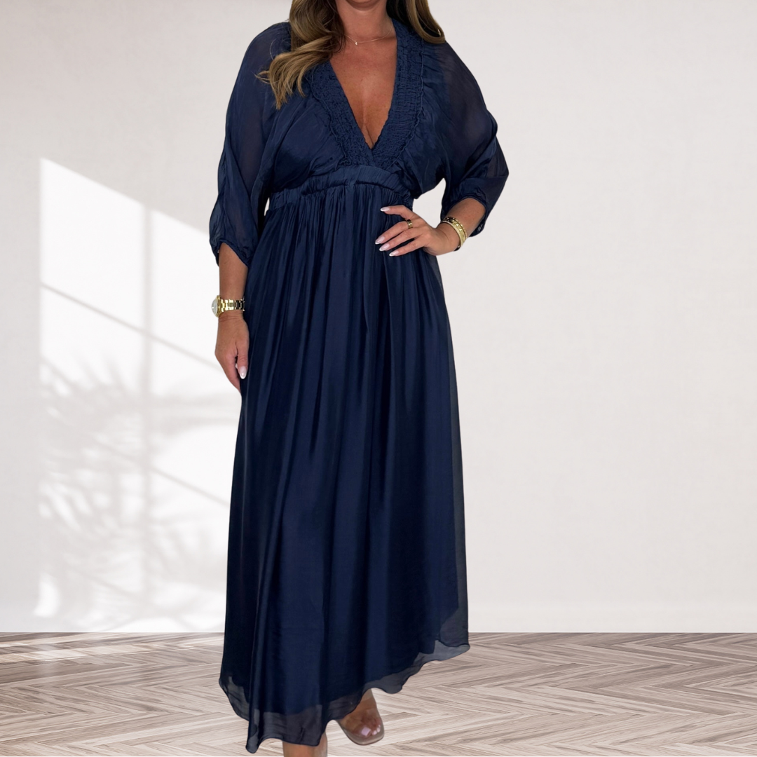 Amy | Elegant Maxi Dress – Flowy, Flattering & Timeless
