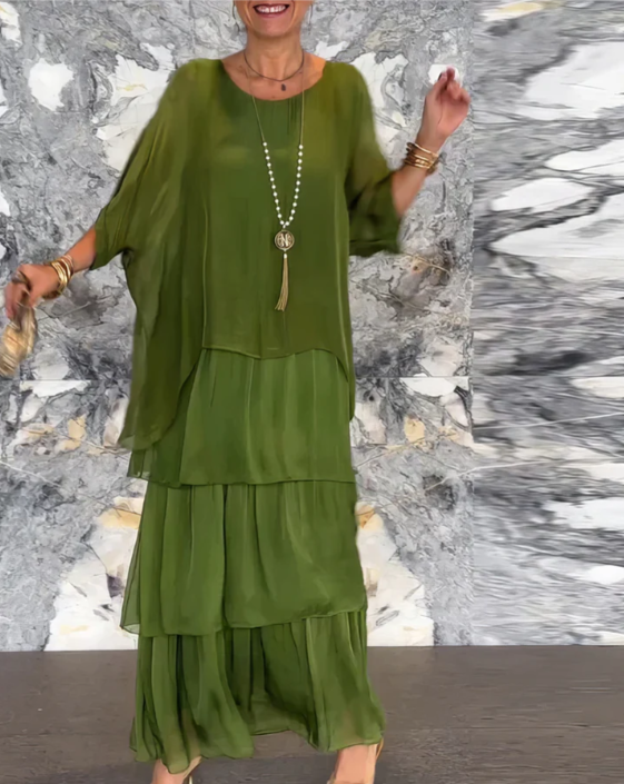 Nisha | Elegant Flowing Maxi Dress
