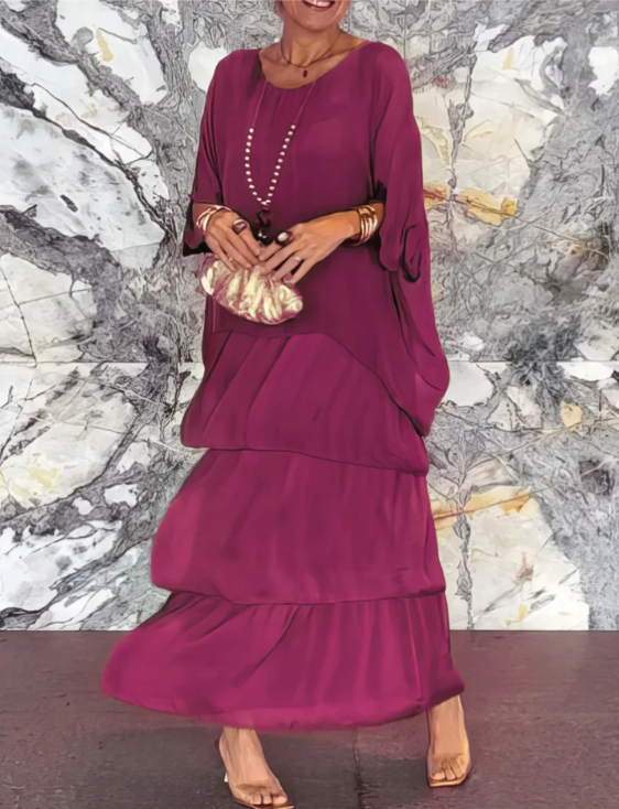 Nisha | Elegant Flowing Maxi Dress