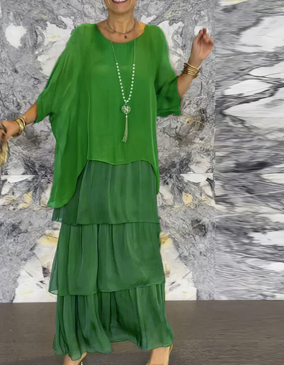 Nisha | Elegant Flowing Maxi Dress