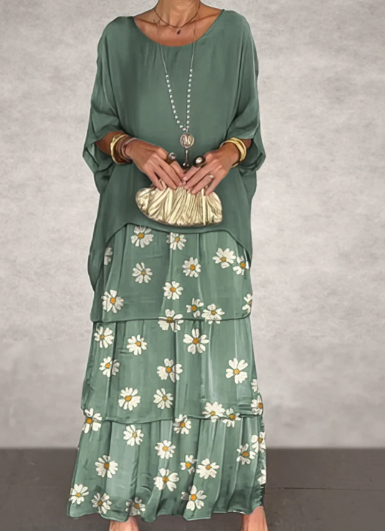 Nisha | Elegant Flowing Maxi Dress