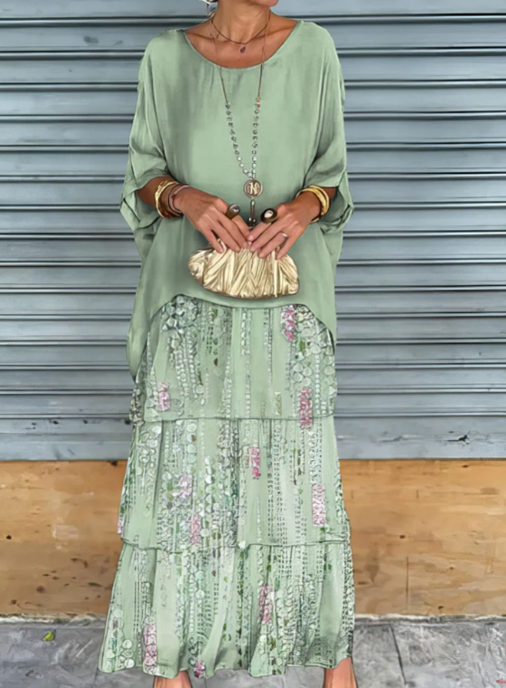 Nisha | Elegant Flowing Maxi Dress