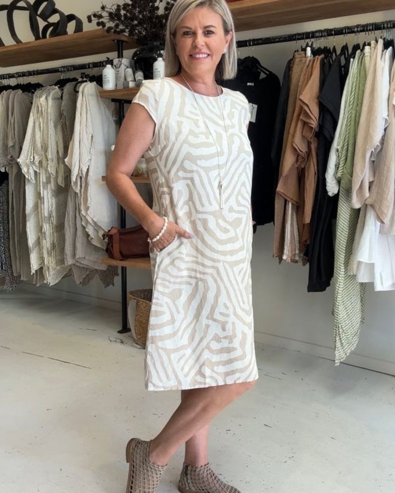 Althea™ | Classic Comfort Midi Dress