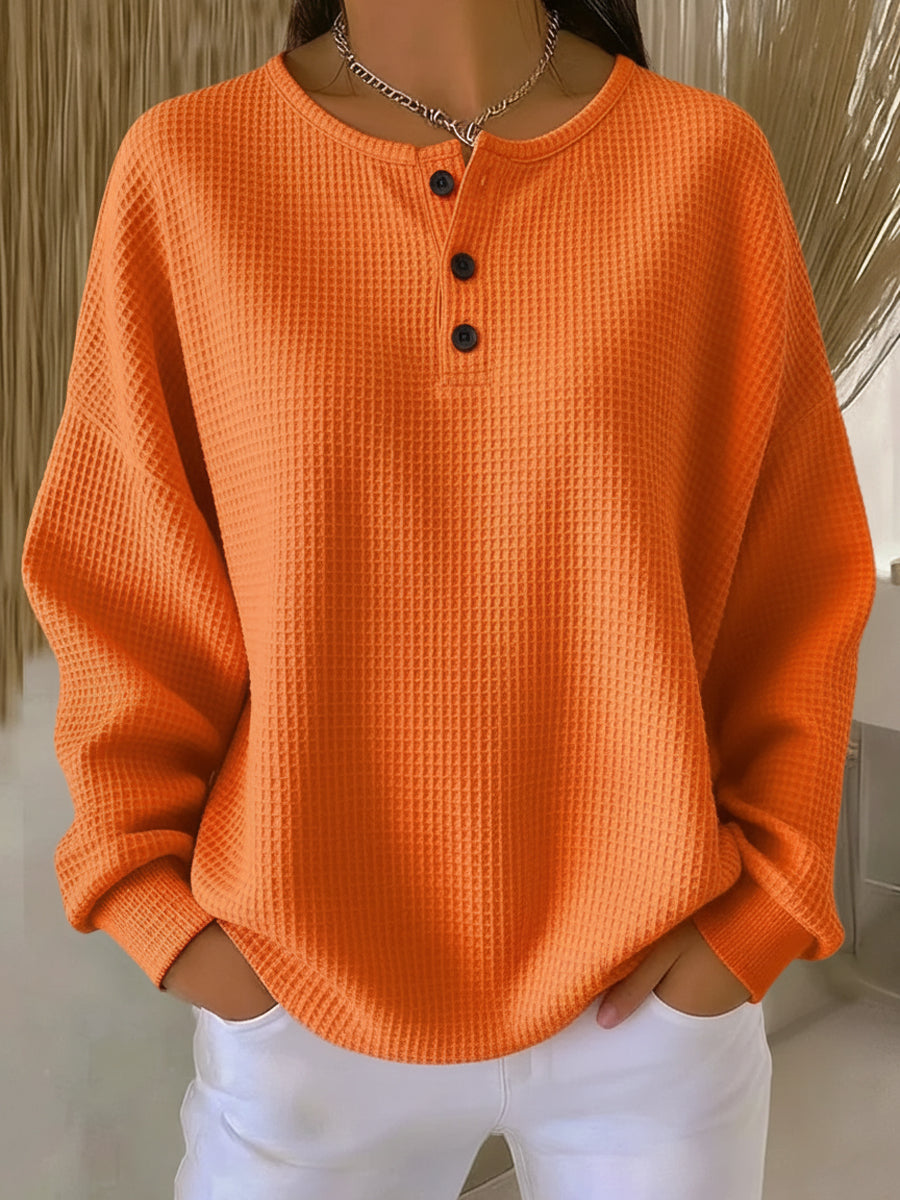 Camille | Soft Waffle Knit Top