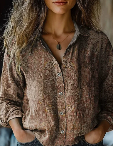 Margaret | Classic Floral Blouse