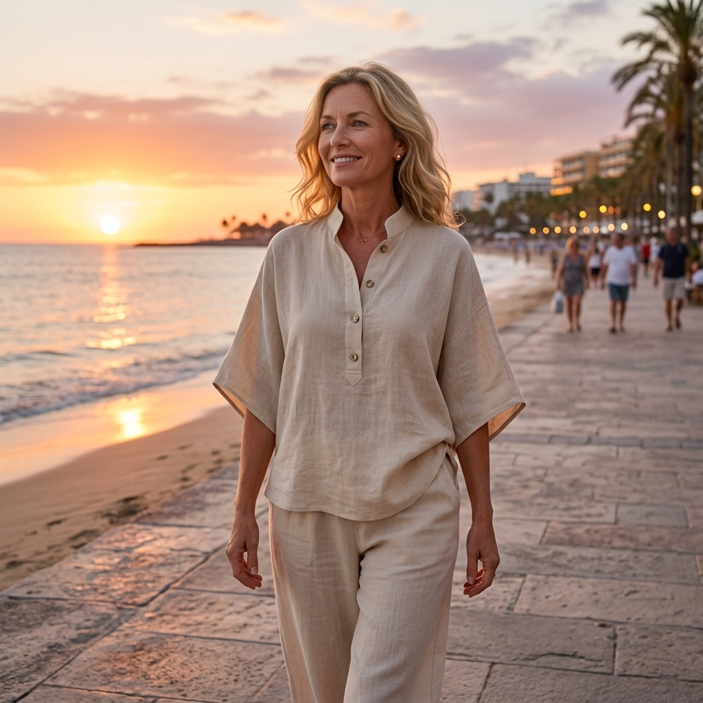 CLAIRE™ | Casual Set in Cotton and Linen