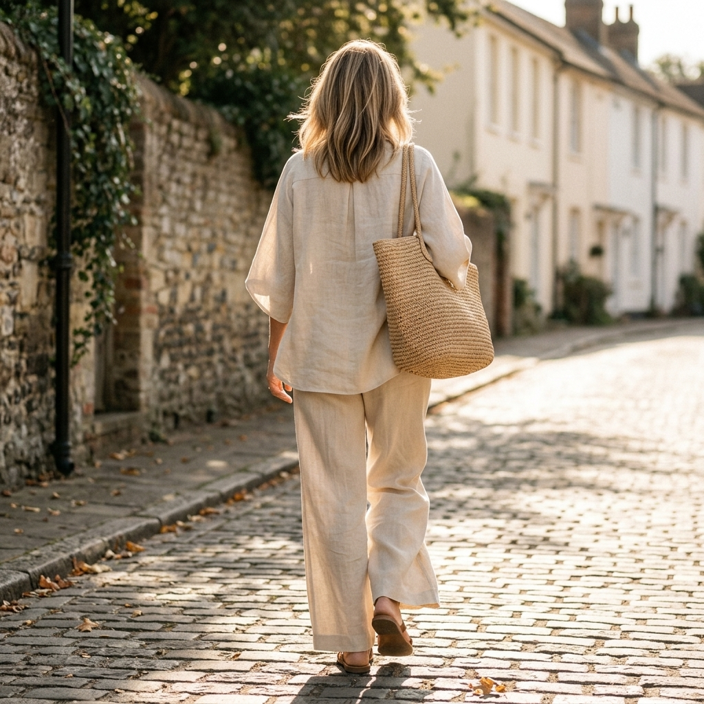 CLAIRE™ | Casual Set in Cotton and Linen