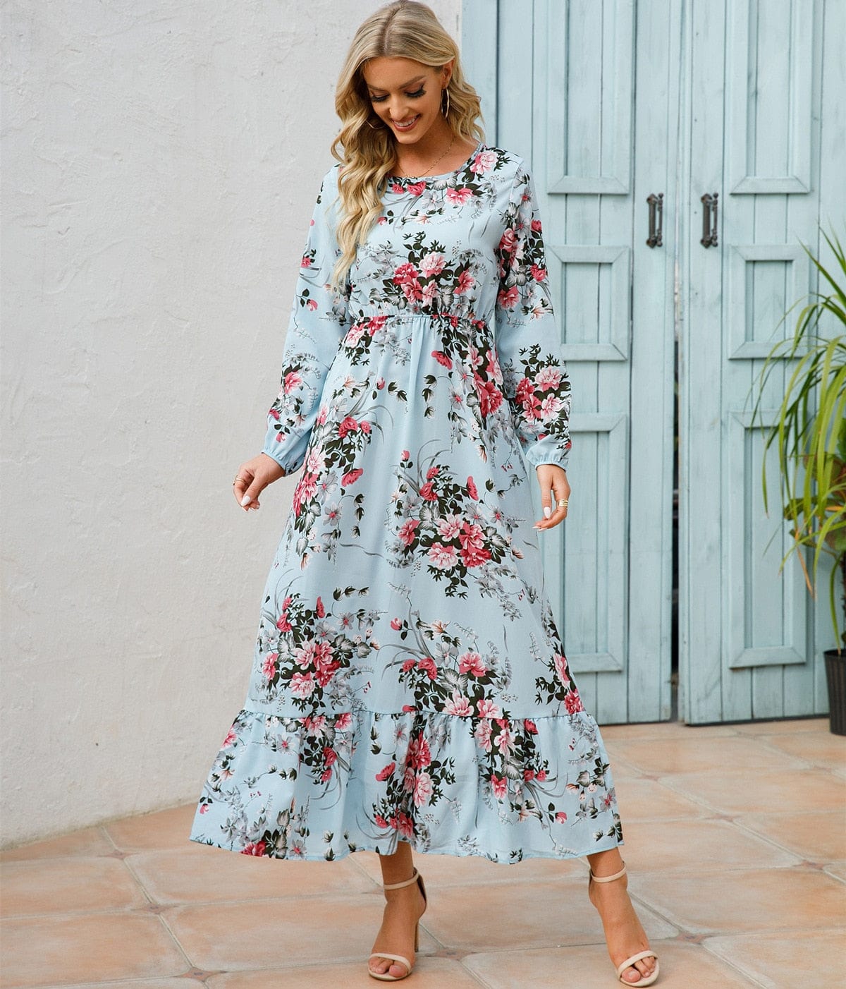 Loua™ | Light Blue Summer Dress Ibiza